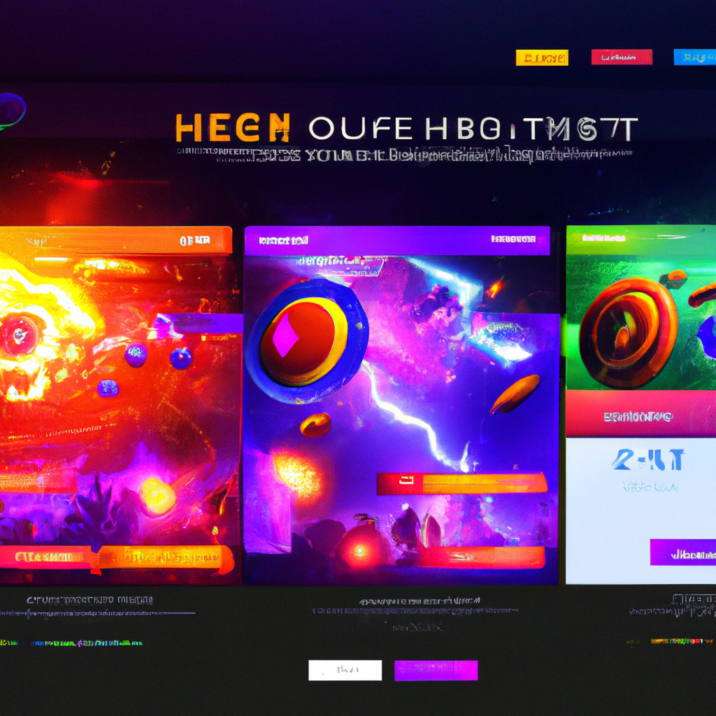 ArcadeForge hero montage: colorful arcade UI with HUD badges and players